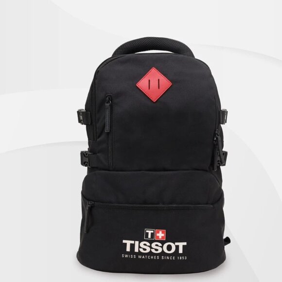 Tissot Swiss Watches Backpack Black with Laptop Pocket NEW